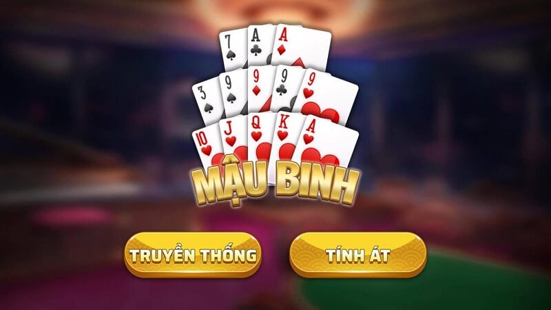 Cách chơi của game đánh bài mậu binh đơn giản nhất 